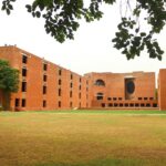 The IIM Ahmedabad campus, where PGP and PGPX students live full-time and BPGP participants spend one week a term